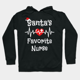 Santa's Favorite Nurse Nursing Christmas 2022 Hoodie